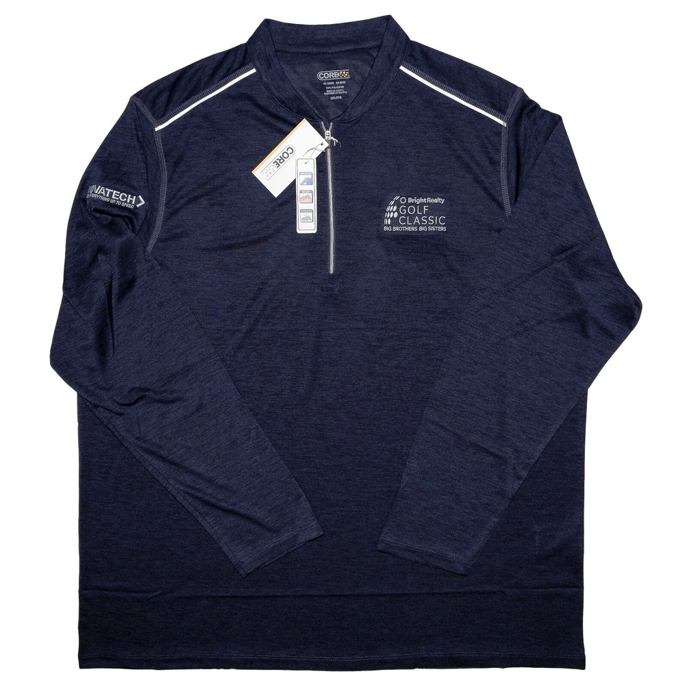 CORE 365 1/2 Zip Pullover Bright Realty Novatech Golf Classic Blue XXL 2XL ~ New